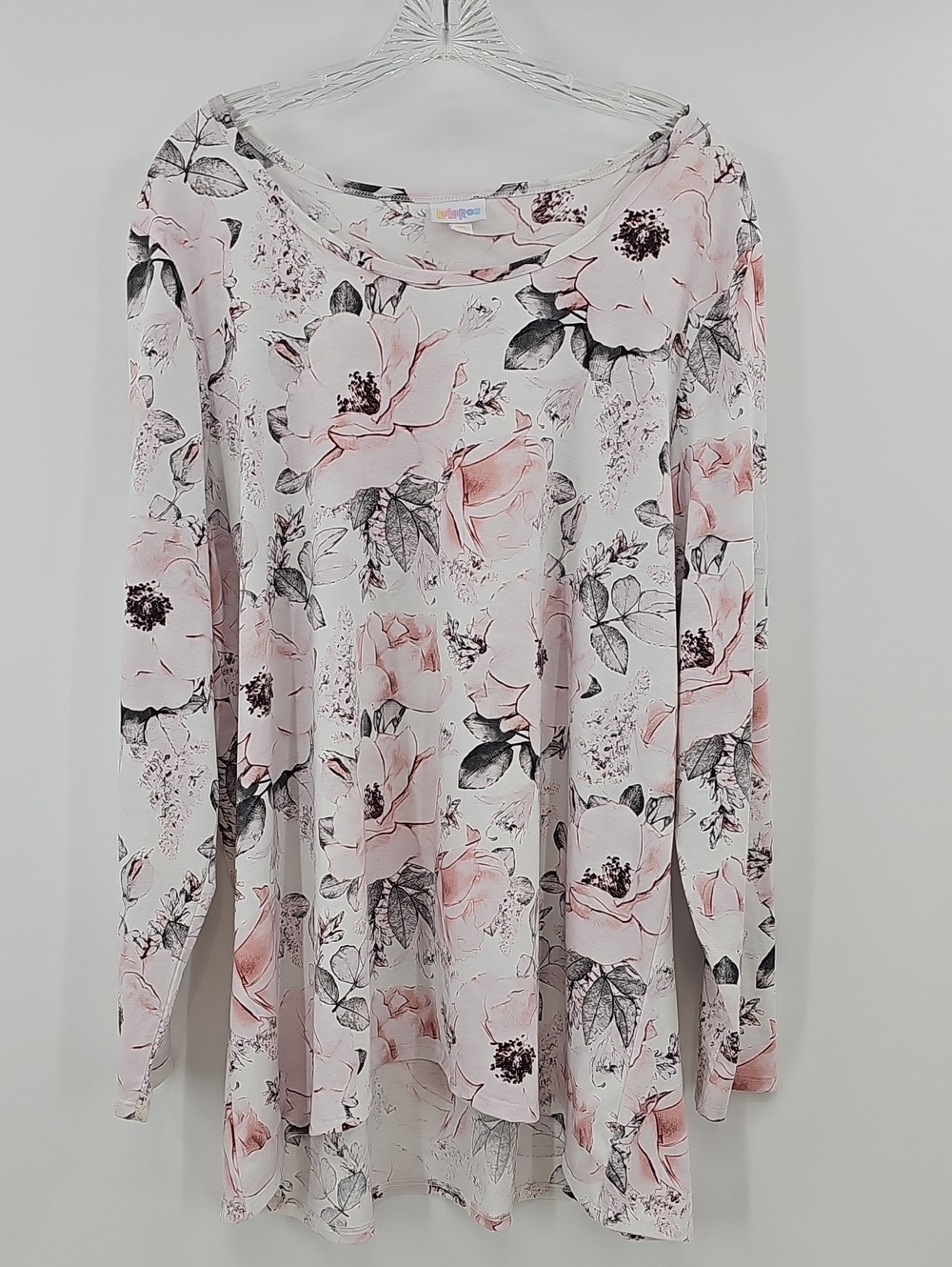 LulaRoe Women’s Floral Long Sleeve Top Size 3X